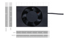 Aluminum Heatsink with Fan for Jetson Orin NX/Orin Nano/Xavier NX Module