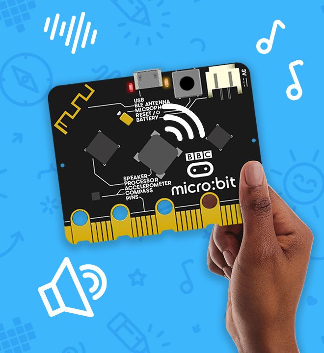 BBC Microbit v2.2 single board