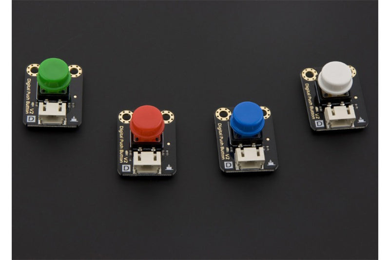 Gravity: Digital Push Button (Red) - Buy - Pakronics®- STEM Educational kit supplier Australia- coding - robotics
