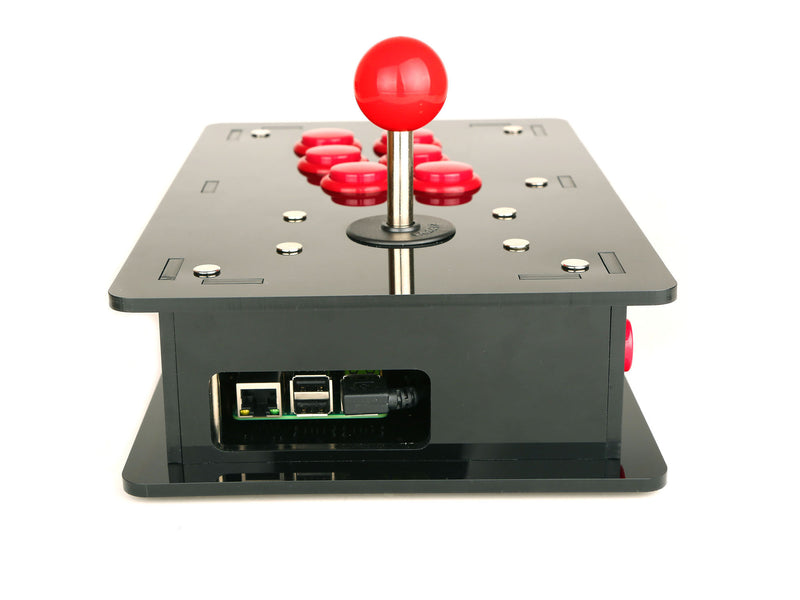 Raspberry Pi Acrylic DIY Retro Game Arcade Kit - Buy - Pakronics®- STEM Educational kit supplier Australia- coding - robotics