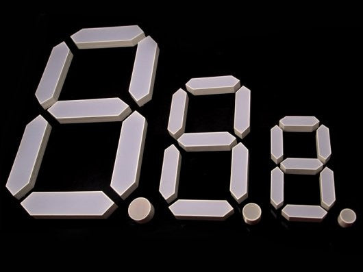 7 Segment Display - 8 Inches - Red - Buy - Pakronics®- STEM Educational kit supplier Australia- coding - robotics