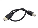 USB Cable Type A to B - 30CM Black - Buy - Pakronics®- STEM Educational kit supplier Australia- coding - robotics