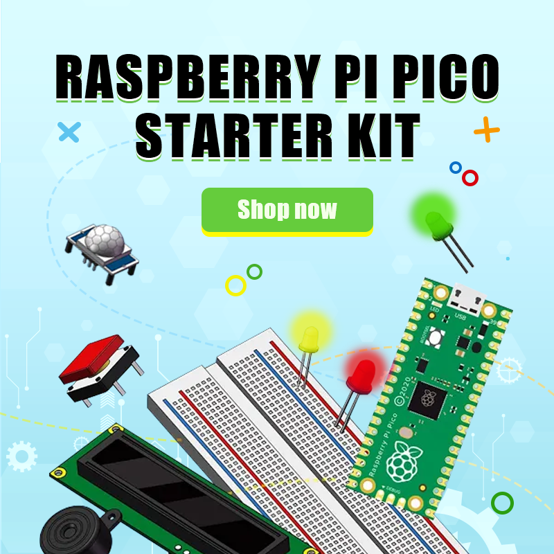 Buy Raspberry PI Pico Basic Starter Kit With 25 Lessons PAKR-EC1002 Elecrow